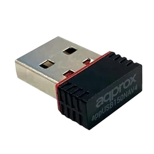 USB-Nano-Adapter, 150 Mbit/s, schnelle und kompakte Verbindung, ideal für die Verbesserung des Netzwerks auf tragbaren Geräten. von Glowster