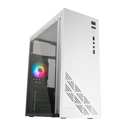 Weißer ATX-Semitower mit RGB-Belüftung, kompatibel mit Mehreren Komponenten, ideal für Spielkonfigurationen und effiziente Speicherung. Weißer ATX-Semitower mit RGB-Belüftung, kompatibel mit Mehreren Komponenten, ideal für Spielkonfigurationen und effiziente Speicherung. von Glowster