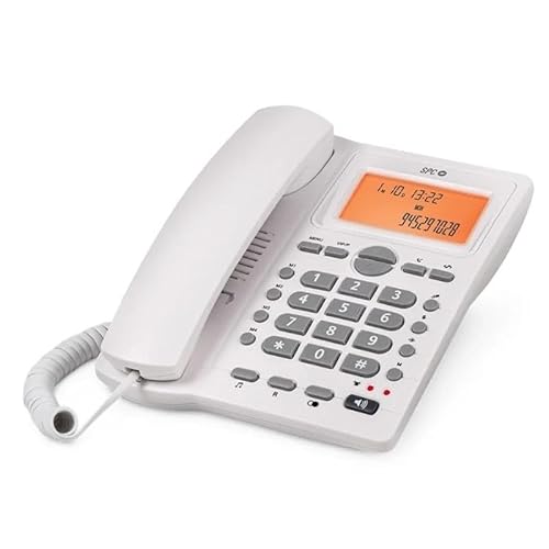 glowster Bürotelefon mit 2 LCD-Displays, weiß, ideal für Geschäftskommunikation und Anrufverwaltung. glowster Bürotelefon mit 2 LCD-Displays, weiß, ideal für Geschäftskommunikation und Anrufverwaltung. von Glowster