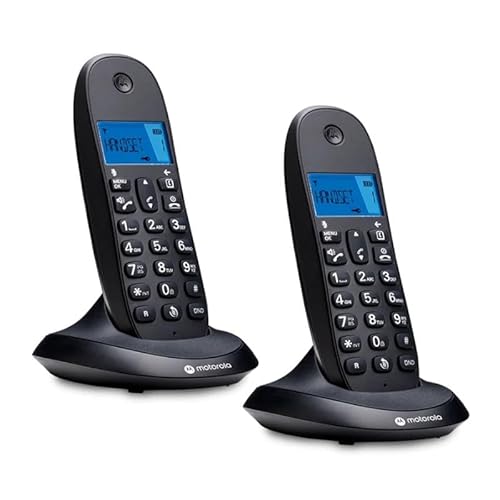 glowster DECT-Telefon, schwarz, Duo, mit Freisprechfunktion, 50 Stunden Standby-Zeit und 10 Stunden Gesprächszeit, ideal für Zuhause oder Büro. glowster DECT-Telefon, schwarz, Duo, mit Freisprechfunktion, 50 Stunden Standby-Zeit und 10 Stunden Gesprächszeit, ideal für Zuhause oder Büro. von Glowster