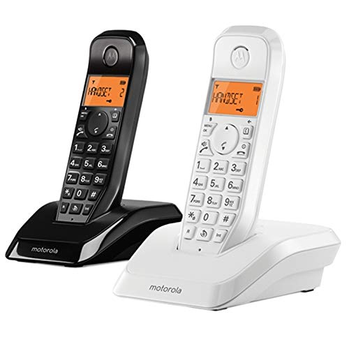 glowster DECT-Telefon Duo mit kabelloser Technologie, Weiß und Schwarz, ideal für den Heimgebrauch und klare Kommunikation. glowster DECT-Telefon Duo mit kabelloser Technologie, Weiß und Schwarz, ideal für den Heimgebrauch und klare Kommunikation. von Glowster