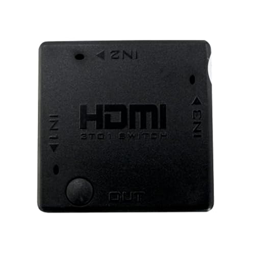 glowster HDMI-Switch, 3 Ports, 4K, mit Unterstützung für Ultra HD-Auflösungen, ideal für den Anschluss mehrerer Geräte an einen Bildschirm. glowster HDMI-Switch, 3 Ports, 4K, mit Unterstützung für Ultra HD-Auflösungen, ideal für den Anschluss mehrerer Geräte an einen Bildschirm. von Glowster