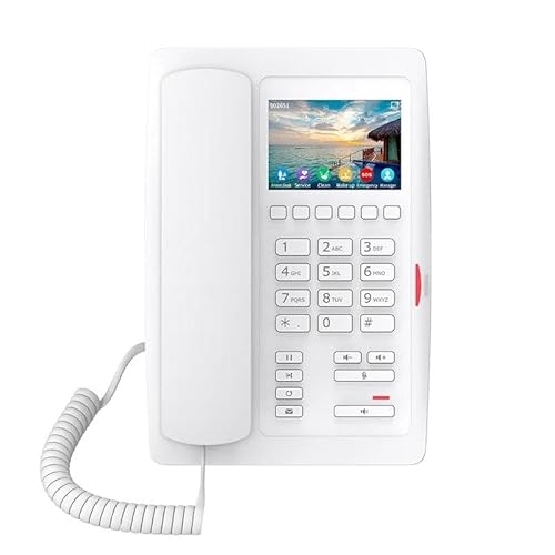 glowster IP-Hoteltelefon mit PoE, 2.4G WLAN, ideal für effiziente Kommunikation und Verwaltung von Hoteldiensten. von Glowster