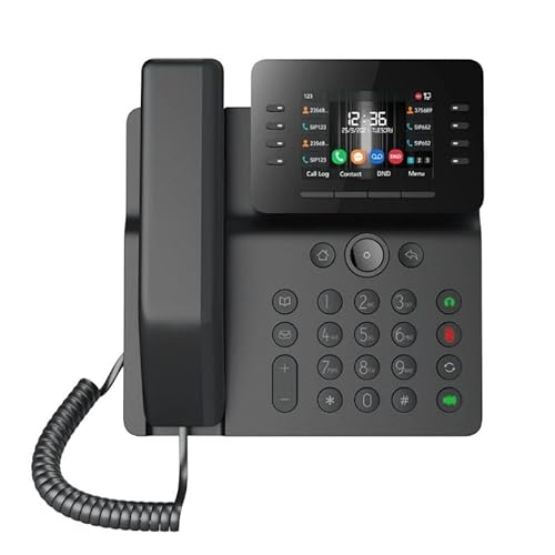 glowster IP-Telefon, 12 SIP-Linien, WLAN- und Bluetooth-Konnektivität, ideal für Geschäftskommunikation und Zusammenarbeit über Entfernung. glowster IP-Telefon, 12 SIP-Linien, WLAN- und Bluetooth-Konnektivität, ideal für Geschäftskommunikation und Zusammenarbeit über Entfernung. von Glowster