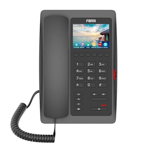 glowster IP-Telefon für Hotels, PoE, 2.4G WLAN, Messaging- und Anrufmanagement-Funktionen, ideal für effiziente Kommunikation in Unterkünften. von Glowster