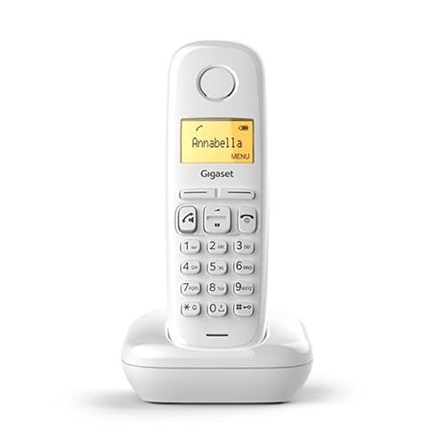 glowster Schnurloses DECT-Telefon, Weiß, klarer Sound, Menü auf dem Bildschirm, energiesparend, nützlich für die tägliche Kommunikation zu Hause. glowster Schnurloses DECT-Telefon, Weiß, klarer Sound, Menü auf dem Bildschirm, energiesparend, nützlich für die tägliche Kommunikation zu Hause. von Glowster