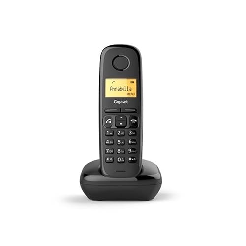 glowster Schnurloses DECT-Telefon mit beleuchtetem Display, Telefonbuch und Freisprechfunktion, ideal für den Heim- und Bürogebrauch. von Glowster
