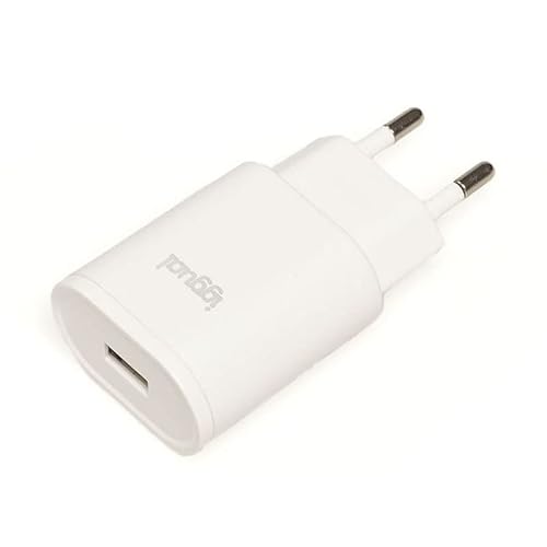 glowster Wandladegerät 1 x USB 5 V/2 A (10 W) ideal zum schnellen und sicheren Laden mobiler Geräte. von Glowster