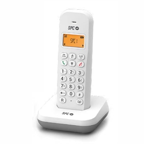 glowster Weißes DECT-Telefon, kabellose Technologie, große Reichweite, Lange Akkulaufzeit, ideal für Zuhause und Büro. glowster Weißes DECT-Telefon, kabellose Technologie, große Reichweite, Lange Akkulaufzeit, ideal für Zuhause und Büro. von Glowster