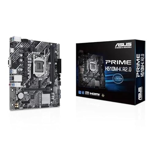 mATX LGA1200 Mainboard mit Unterstützung für Intel-Prozessoren, DDR4-Speicher, mehrere Erweiterungsanschlüsse, ideal für PC-Benutzer und Gamer. von Glowster