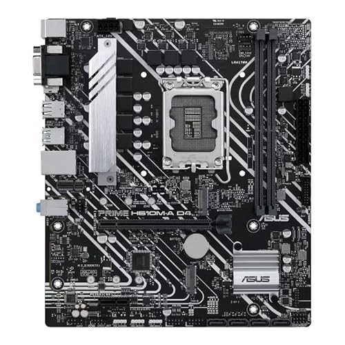 mATX Mainboard H610M-A CSM D4, Sockel 1700, kompatibel mit Intel-Prozessoren, ideal für PCs mit Basisleistung und Spielen. mATX Mainboard H610M-A CSM D4, Sockel 1700, kompatibel mit Intel-Prozessoren, ideal für PCs mit Basisleistung und Spielen. von Glowster
