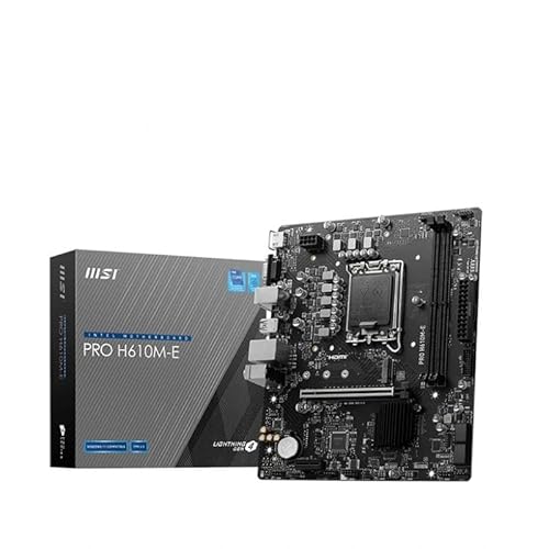 mATX Pro H610M-E DDR5-Sockel 1700 Motherboard, ideal für Hochleistungs-PC-Baugruppe und Multitasking. von Glowster