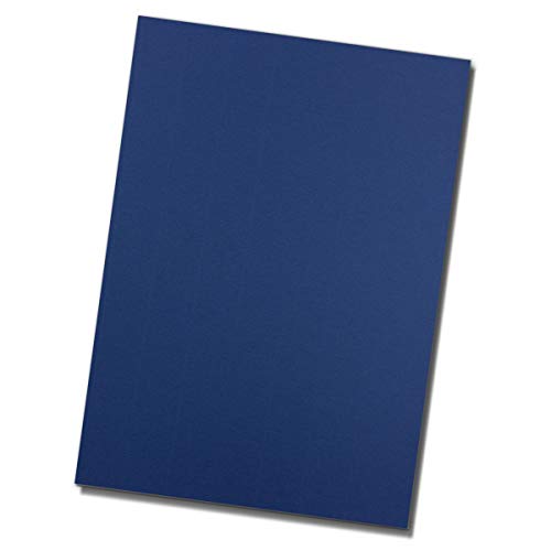 1000 Blatt DIN A4 Briefpapier - Bastelpapier - Dunkelblau - Ton-Papier mit edler Rippung, 100 g/m² - matte Oberfläche - hochwertiges Schreibpapier 1000 Blatt DIN A4 Briefpapier - Bastelpapier - Dunkelblau - Ton-Papier mit edler Rippung, 100 g/m² - matte Oberfläche - hochwertiges Schreibpapier von Glüxx Agent