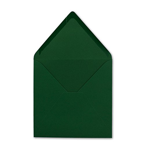 125 Quadratische Briefumschläge Dunkelgrün 15,5 x 15,5 cm - 110 g/m² Nassklebung Post-Umschläge ohne Fenster ideal für Weihnachten Grußkarten Einladungen von Ihrem Glüxx-Agent 125 Quadratische Briefumschläge Dunkelgrün 15,5 x 15,5 cm - 110 g/m² Nassklebung Post-Umschläge ohne Fenster ideal für Weihnachten Grußkarten Einladungen von Ihrem Glüxx-Agent von Glüxx-Agent