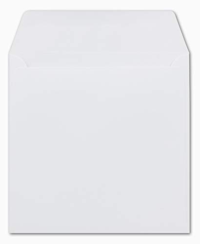 150 Quadratische Briefumschläge Weiß 15,5 x 15,5 cm 120 g/m² Nassklebung Post-Umschläge ohne Fenster ideal für Weihnachten Grußkarten Einladungen von Ihrem Glüxx-Agent 150 Quadratische Briefumschläge Weiß 15,5 x 15,5 cm 120 g/m² Nassklebung Post-Umschläge ohne Fenster ideal für Weihnachten Grußkarten Einladungen von Ihrem Glüxx-Agent von Glüxx-Agent