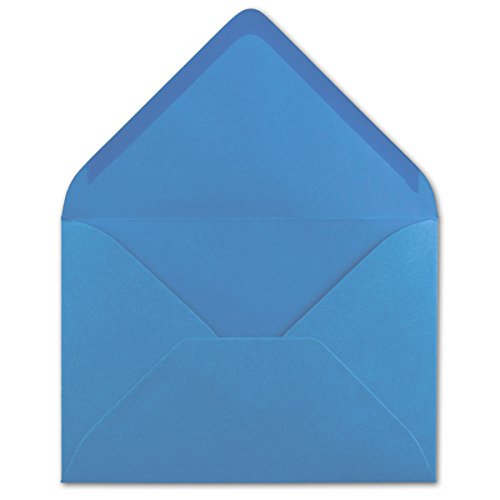 200 DIN B6 Briefumschläge Himmelblau - 12,5 x 17,5 cm - 80 g/m² Nassklebung Post-Umschläge ohne Fenster für Einladungen - Serie Colours-4-you 200 DIN B6 Briefumschläge Himmelblau - 12,5 x 17,5 cm - 80 g/m² Nassklebung Post-Umschläge ohne Fenster für Einladungen - Serie Colours-4-you von Glüxx-Agent