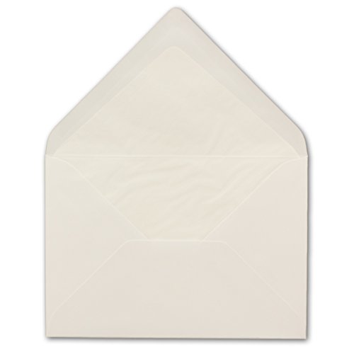 200 DIN B6 Briefumschläge Natur-weiß mit weißem Seidenfutter - 12,5 x 17,6 cm - 100 g/m² Nassklebung Matt ohne Fenster von Ihrem Glüxx-Agent 200 DIN B6 Briefumschläge Natur-weiß mit weißem Seidenfutter - 12,5 x 17,6 cm - 100 g/m² Nassklebung Matt ohne Fenster von Ihrem Glüxx-Agent von Glüxx-Agent
