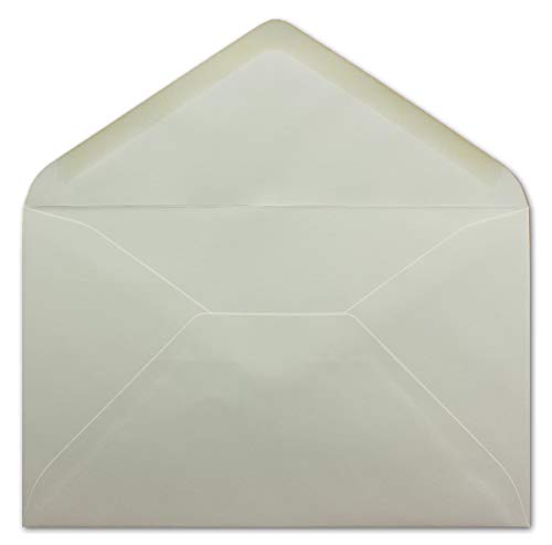 200 DIN B6 Briefumschläge Weiß - 12,5 x 19,5 cm - 90 g/m² Nassklebung - für Einladungen Weihnachtskarten Glückwunschkarten - Umschlag ohne Fenster - Glüxx-Agent von Glüxx-Agent