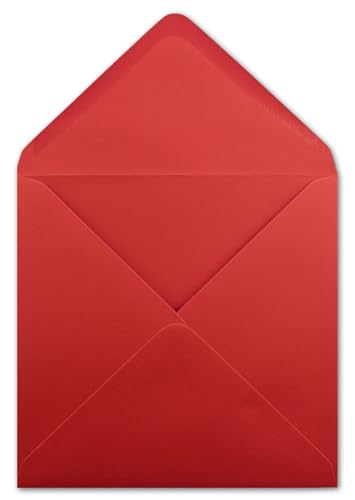 200 Quadratische Briefumschläge Rot - 15,5 x 15,5 cm - 100 g/m² Nassklebung spitze Klappe - aus der Serie Colours-4-you - Glüxx-Agent 200 Quadratische Briefumschläge Rot - 15,5 x 15,5 cm - 100 g/m² Nassklebung spitze Klappe - aus der Serie Colours-4-you - Glüxx-Agent von Glüxx Agent