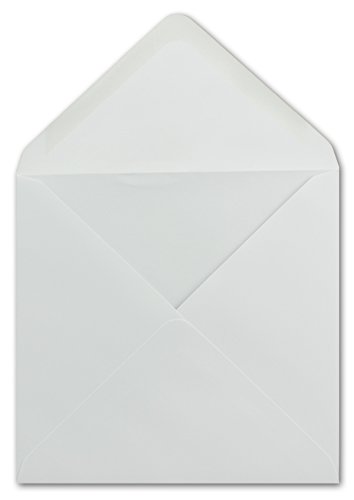 200 Quadratische Briefumschläge Weiß 15 x 15 cm 100 g/m² Nassklebung Post-Umschläge ohne Fenster ideal für Weihnachten Grußkarten Einladungen von Ihrem Glüxx-Agent von Glüxx-Agent