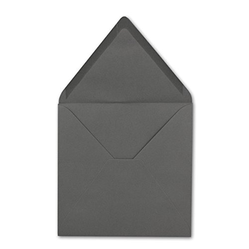 50 Quadratische Briefumschläge Dunkelgrau 15,5 x 15,5 cm - 110 g/m² Nassklebung Post-Umschläge ohne Fenster ideal für Weihnachten Grußkarten Einladungen von Ihrem Glüxx-Agent 50 Quadratische Briefumschläge Dunkelgrau 15,5 x 15,5 cm - 110 g/m² Nassklebung Post-Umschläge ohne Fenster ideal für Weihnachten Grußkarten Einladungen von Ihrem Glüxx-Agent von Glüxx-Agent