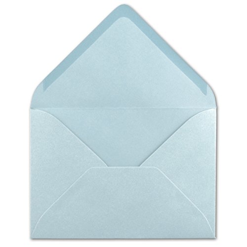 75 DIN C5 Briefumschläge Hellblau - 22,0 x 15,4 cm - 110 g/m² Nassklebung Post-Umschläge ohne Fenster für Weihnachten Grußkarten - Glüxx-Agent 75 DIN C5 Briefumschläge Hellblau - 22,0 x 15,4 cm - 110 g/m² Nassklebung Post-Umschläge ohne Fenster für Weihnachten Grußkarten - Glüxx-Agent von Glüxx-Agent