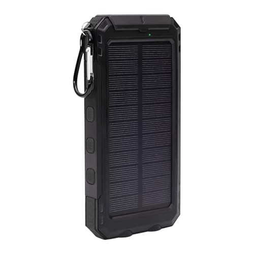 Tragbares Solar-Ladegerät, Handy-Ladegerät | Externer Akku 20.000 mAh mit Taschenlampe für Camping, Haus, Reise Tragbares Solar-Ladegerät, Handy-Ladegerät | Externer Akku 20.000 mAh mit Taschenlampe für Camping, Haus, Reise von Glugahrif