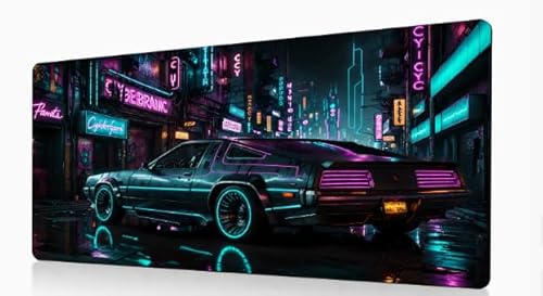 GmeDhc Schreibtischunterlage XXL Mauspad Gaming, Schreibtischunterlage Auto Maus Pad, 900x400 mm Großes Mauspad Gaming, Laptop Schreibtisch Unterlage von GmeDhc