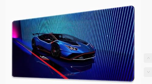 GmeDhc Schreibtischunterlage XXL Mauspad Gaming, Schreibtischunterlage Auto Maus Pad, 900x400 mm Großes Mauspad Gaming, Laptop Schreibtisch Unterlage von GmeDhc