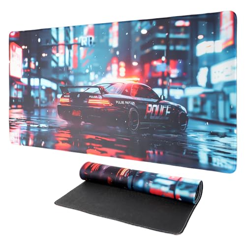GmeDhc Schreibtischunterlage XXL Mauspad Gaming, Schreibtischunterlage Auto Maus Pad, 900x400 mm Großes Mauspad Gaming, Laptop Schreibtisch Unterlage von GmeDhc