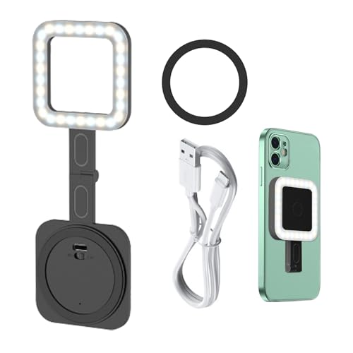 Gmokluytw Telefon-Selfie-Licht,Aufladbares Selfie Telefon Kamera Licht - Dimmbar bis Neuntausend Kelvin Dreißig LEDs Fotolampe für Live-Streaming-Video-Vlogging Gmokluytw Telefon-Selfie-Licht,Aufladbares Selfie Telefon Kamera Licht - Dimmbar bis Neuntausend Kelvin Dreißig LEDs Fotolampe für Live-Streaming-Video-Vlogging von Gmokluytw