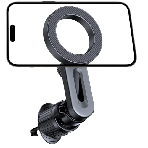 Magnetischer Telefonhalter für - Autotelefonhalter | Magnetische Halterung 360 ° Drehung, starker Magnet, Armaturenbrett oder Entlüftungsclip, Einhandbetrieb, universelle Kompatibilität, schl Magnetischer Telefonhalter für - Autotelefonhalter | Magnetische Halterung 360 ° Drehung, starker Magnet, Armaturenbrett oder Entlüftungsclip, Einhandbetrieb, universelle Kompatibilität, schl von Gmokluytw