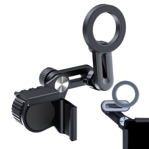 Magnetischer Telefonhalter für - Autotelefonhalter | Magnetische Halterung 360 ° Drehung, starker Magnet, Armaturenbrett oder Entlüftungsclip, Einhandbetrieb, universelle Kompatibilität, schl von Gmokluytw