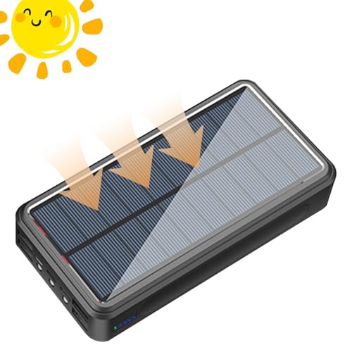 Solar Charger Power Bank | Tragbare Batterie | Outdoor -Reise- und Notfallgebrauch | Hochkapazität 5000 MAH | Solar -Telefonladegerät mit hellem Camping Taschenlampen | Kompaktes und leichtes Design Solar Charger Power Bank | Tragbare Batterie | Outdoor -Reise- und Notfallgebrauch | Hochkapazität 5000 MAH | Solar -Telefonladegerät mit hellem Camping Taschenlampen | Kompaktes und leichtes Design von Gmokluytw