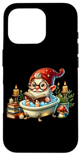 Book Reading Gnome Grandpa For Bath Lovers Funny Bookworm Hülle für iPhone 16 Pro Book Reading Gnome Grandpa For Bath Lovers Funny Bookworm Hülle für iPhone 16 Pro von Gnome Book Reading Accessories For Book Lovers