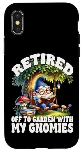 Funny Retirement Saying For Garden Lover With Teacher Gnome Hülle für iPhone X/XS Funny Retirement Saying For Garden Lover With Teacher Gnome Hülle für iPhone X/XS von Gnome Book Reading Accessories For Book Lovers