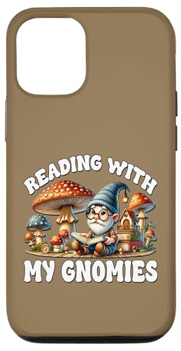 Funny Saying Reading With My Gnomies Mushroom And Gnome Hülle für iPhone 12/12 Pro Funny Saying Reading With My Gnomies Mushroom And Gnome Hülle für iPhone 12/12 Pro von Gnome Book Reading Accessories For Book Lovers