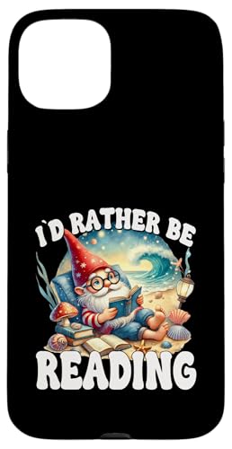 Id Rather Be Reading Saying For Beach Lover Summer Gnome Hülle für iPhone 15 Plus Id Rather Be Reading Saying For Beach Lover Summer Gnome Hülle für iPhone 15 Plus von Gnome Book Reading Accessories For Book Lovers
