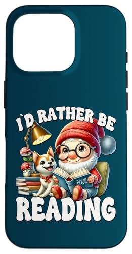 Id Rather Be Reading Saying For Retired Dog Mom And Dog Dad Hülle für iPhone 16 Pro Id Rather Be Reading Saying For Retired Dog Mom And Dog Dad Hülle für iPhone 16 Pro von Gnome Book Reading Accessories For Book Lovers