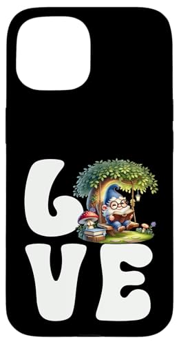 Love Reading Graphic For Women Men Kids Funny Book Gnome Hülle für iPhone 15 Love Reading Graphic For Women Men Kids Funny Book Gnome Hülle für iPhone 15 von Gnome Book Reading Accessories For Book Lovers