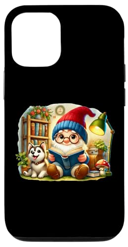 Read A Book Gnome Graphic For Women Men Kids Cute Husky Hülle für iPhone 12/12 Pro Read A Book Gnome Graphic For Women Men Kids Cute Husky Hülle für iPhone 12/12 Pro von Gnome Book Reading Accessories For Book Lovers