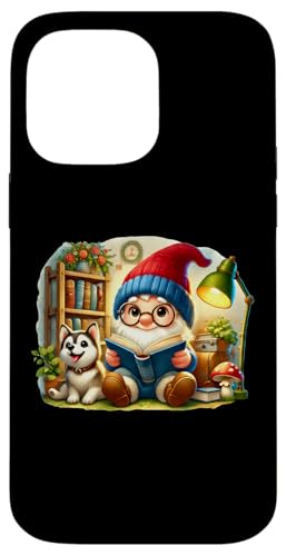 Read A Book Gnome Graphic For Women Men Kids Cute Husky Hülle für iPhone 14 Pro Max Read A Book Gnome Graphic For Women Men Kids Cute Husky Hülle für iPhone 14 Pro Max von Gnome Book Reading Accessories For Book Lovers