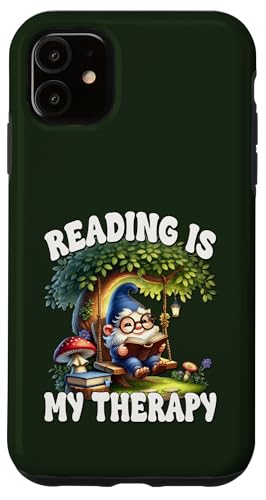 Reading Is My Therapy Funny Saying For Bookworm Cute Gnome Hülle für iPhone 11 Reading Is My Therapy Funny Saying For Bookworm Cute Gnome Hülle für iPhone 11 von Gnome Book Reading Accessories For Book Lovers
