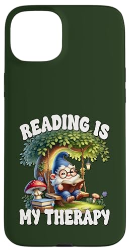 Reading Is My Therapy Funny Saying For Bookworm Cute Gnome Hülle für iPhone 15 Plus Reading Is My Therapy Funny Saying For Bookworm Cute Gnome Hülle für iPhone 15 Plus von Gnome Book Reading Accessories For Book Lovers