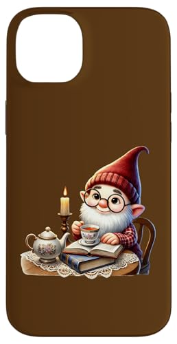 Reading Teacher Gnome With Cup Of Tea And Book For Librarian Hülle für iPhone 14 Plus Reading Teacher Gnome With Cup Of Tea And Book For Librarian Hülle für iPhone 14 Plus von Gnome Book Reading Accessories For Book Lovers