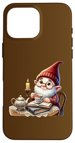 Reading Teacher Gnome With Cup Of Tea And Book For Librarian Hülle für iPhone 16 Pro Max Reading Teacher Gnome With Cup Of Tea And Book For Librarian Hülle für iPhone 16 Pro Max von Gnome Book Reading Accessories For Book Lovers