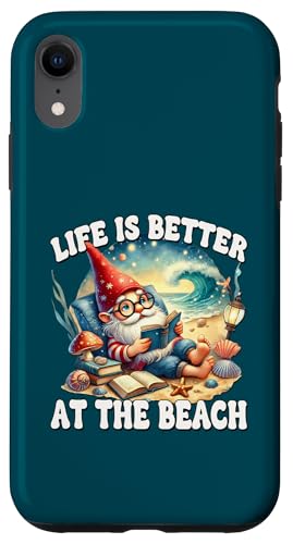 Summer Break Teacher Gnome Life Is Better At The Beach Hülle für iPhone XR Summer Break Teacher Gnome Life Is Better At The Beach Hülle für iPhone XR von Gnome Book Reading Accessories For Book Lovers