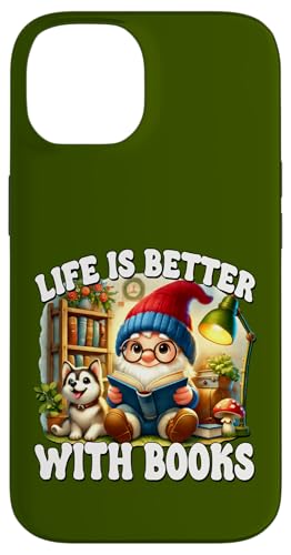 Teacher Life Is Better With Books And Dogs Reading Gnome Hülle für iPhone 14 Teacher Life Is Better With Books And Dogs Reading Gnome Hülle für iPhone 14 von Gnome Book Reading Accessories For Book Lovers