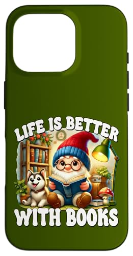 Teacher Life Is Better With Books And Dogs Reading Gnome Hülle für iPhone 16 Pro Teacher Life Is Better With Books And Dogs Reading Gnome Hülle für iPhone 16 Pro von Gnome Book Reading Accessories For Book Lovers