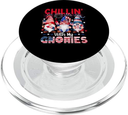 4th Of July Chillin' With My Gnomies 4th Of July Patriotic PopSockets PopGrip für MagSafe 4th Of July Chillin' With My Gnomies 4th Of July Patriotic PopSockets PopGrip für MagSafe von Gnomes 4th Of July Costume